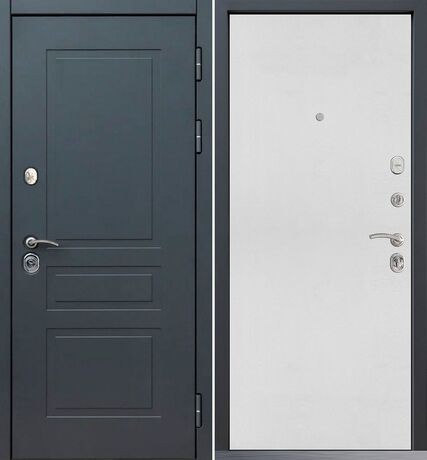 Входная дверь Command Doors Lord 00 Белый матовый